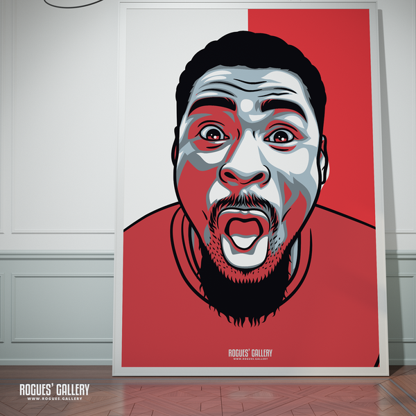 Serge Aurier Nottingham Forest right back A0 print