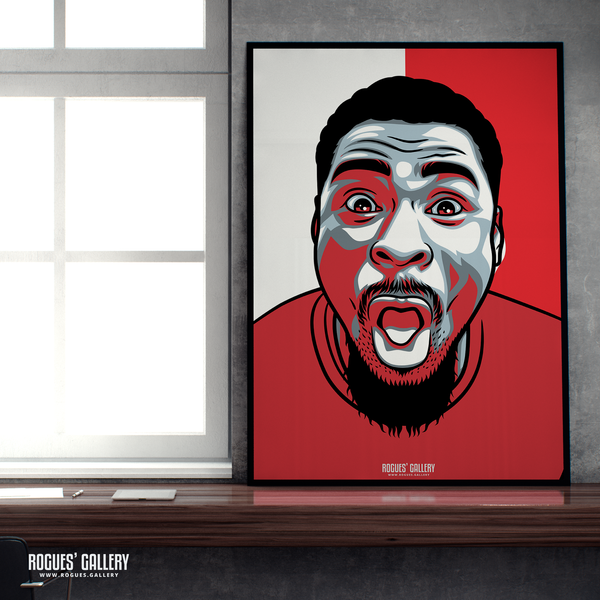 Serge Aurier Nottingham Forest right back A2 print