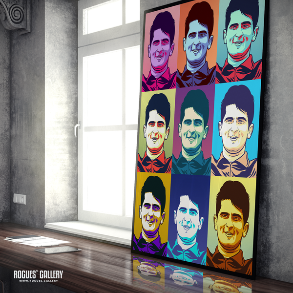 Shaheen Afridi Pakistan cricket fast bowler A1 pop art print
