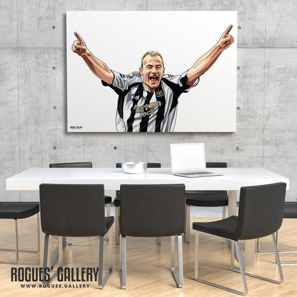 Shearer: Welcome To St. James' Park - A0, A1 or A3 Print