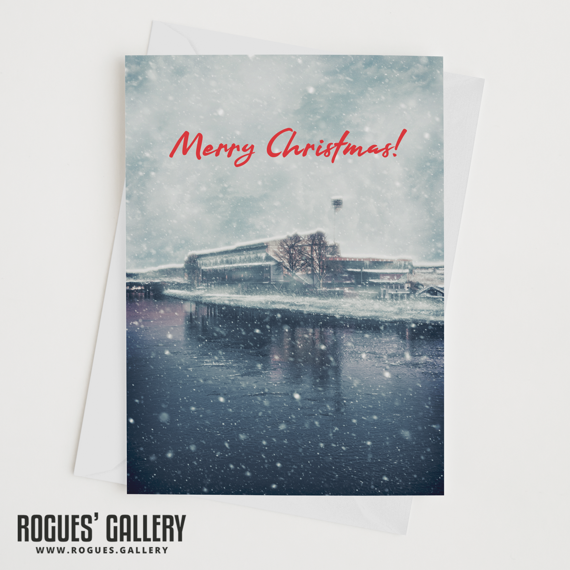 The City Ground Christmas Card Nottingham Forest FC Season's Greetings 6x9"