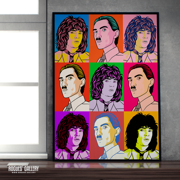 Sparks music pop art A2 print Russell Ron Mael