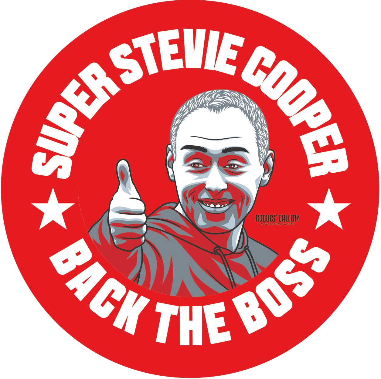 Steve Cooper Nottingham Forest sticker #GetBehindTheLads Premier League