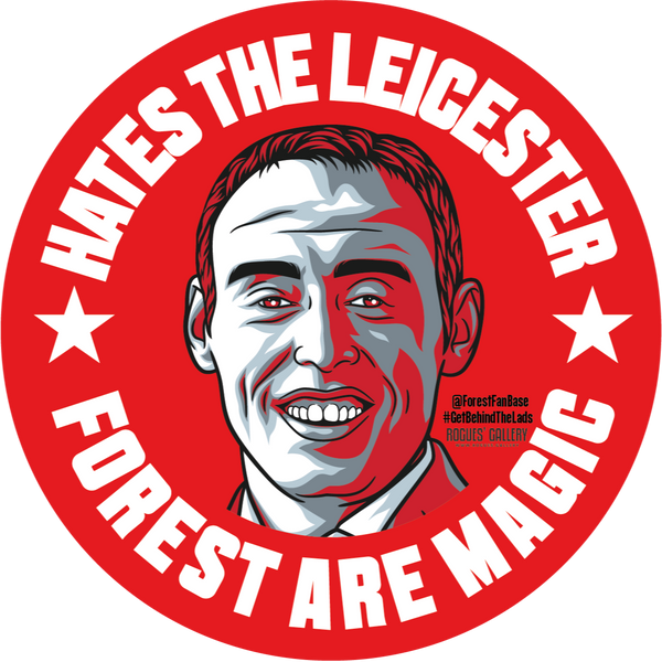 Steve Cooper Leicester sticker Nottingham Forest