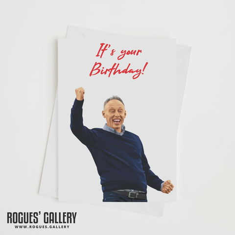 Steve Cooper Birthday Card Nottingham Forest coach