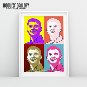 Ben Stokes England all rounder pop art Cricket World Cup CWC2019 Winners art print A3 edit