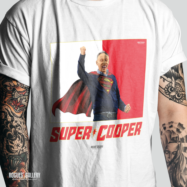 Steve Cooper T-shirt Nottingham Forest coach Superman 