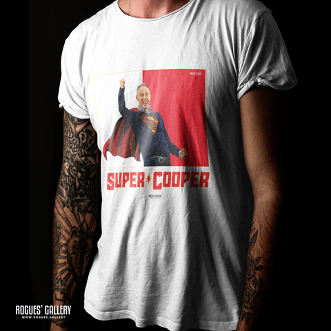 Steve Cooper T-shirt Nottingham Forest boss Superman 