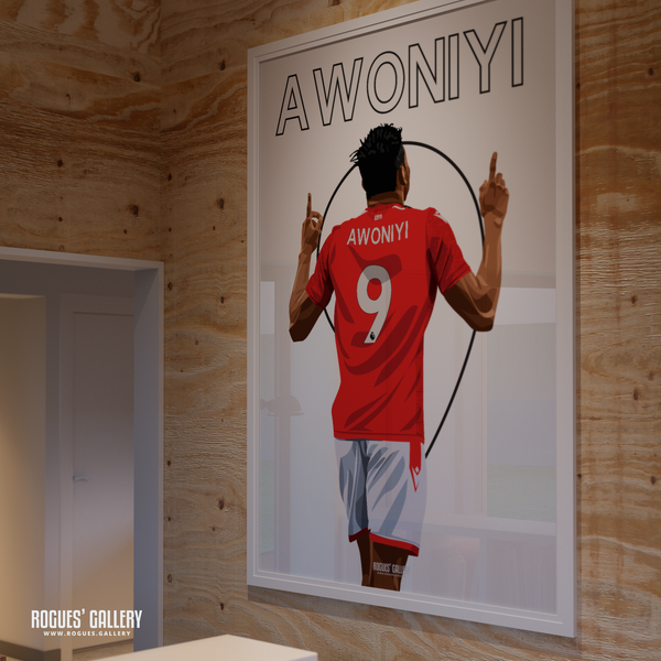 Taiwo Awoniyi Nottingham Forest poster