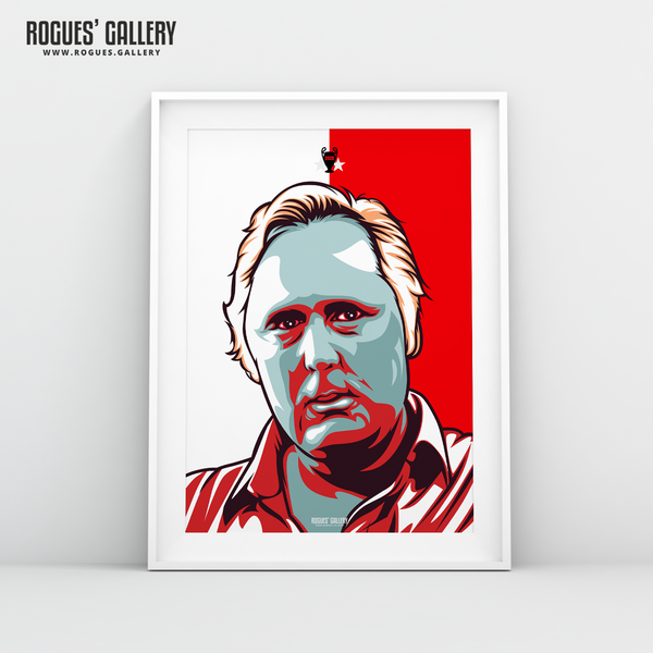 Peter Taylor Nottingham Forest A3 Print