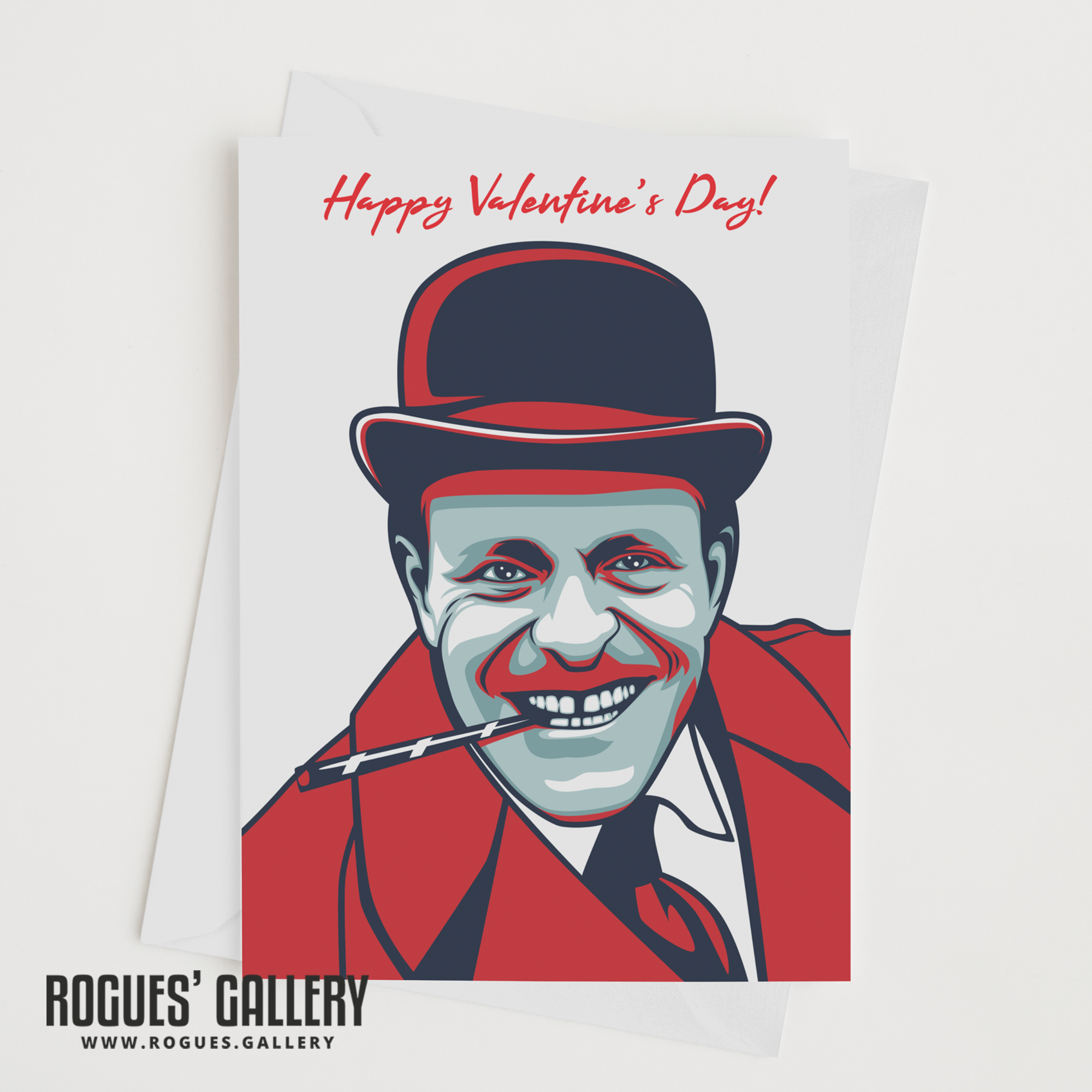 Terry Thomas Bounder retro Valentine's Day Card