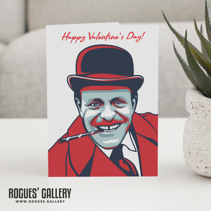 Terry Thomas Bounder retro Valentine's Day Card Comedy Carry On Films