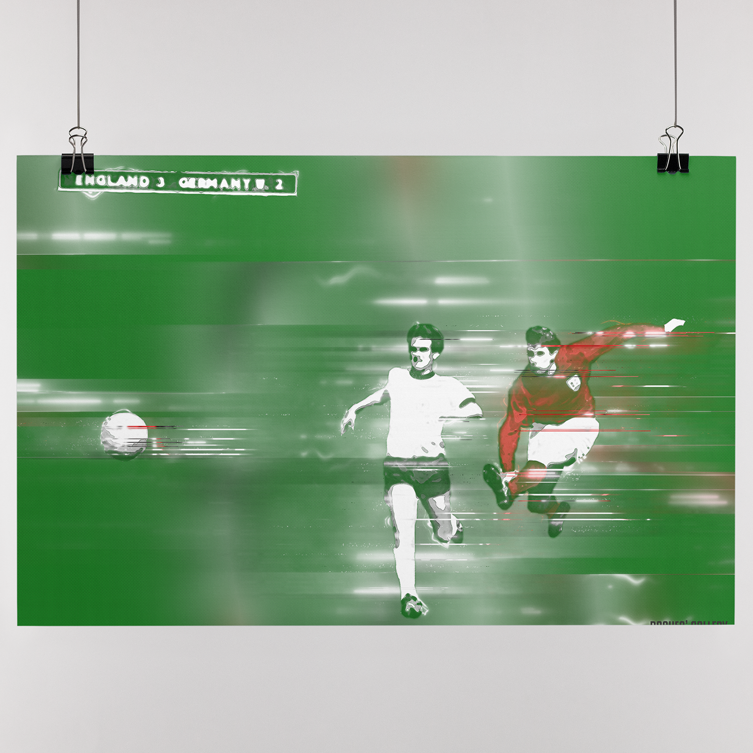 Geoff Hurst Wembley 1966 World Cup Final Goal Artwork Design Victory