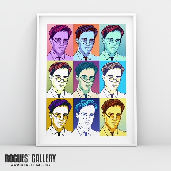 Thomas Dolby 80s music muted pop art A3 print