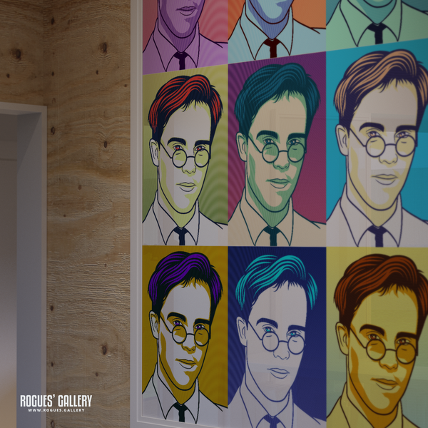 Thomas Dolby 80s music muted pop art posters