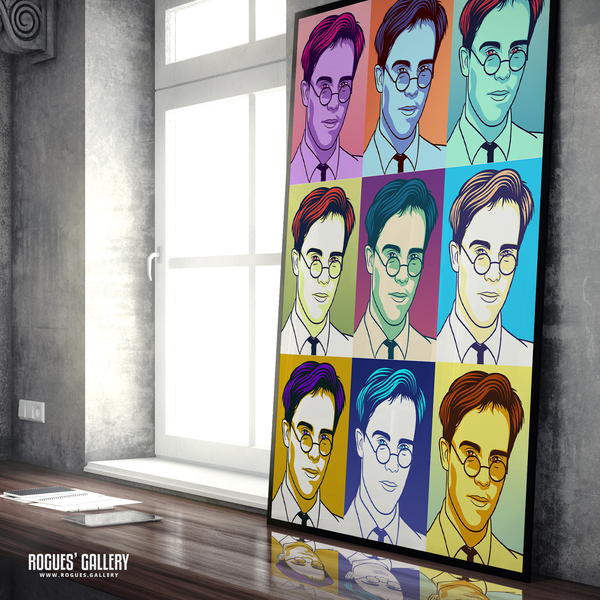 Thomas Dolby 80s music muted pop art A1 print