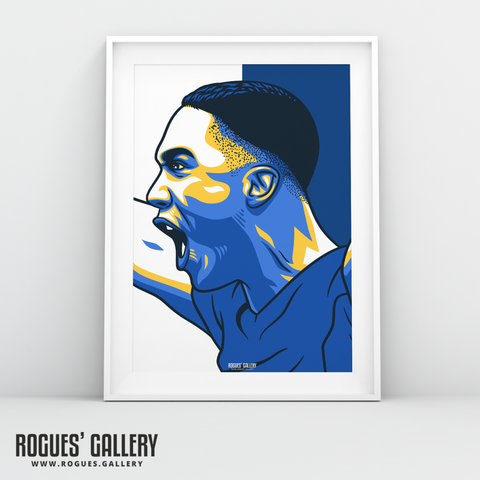 Youri Tielemans LCFC 2021 FA Cup Final Goal Leicester City A3 print