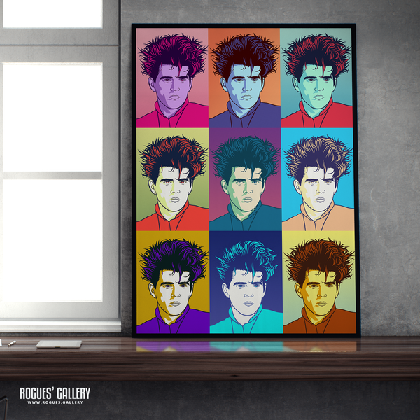 Tom Bailey The Thompson Twins pop art muted A2 print