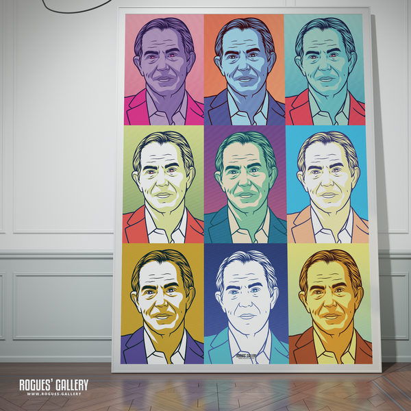 Tony Blair Labour Party former leader politics pop art A0 print