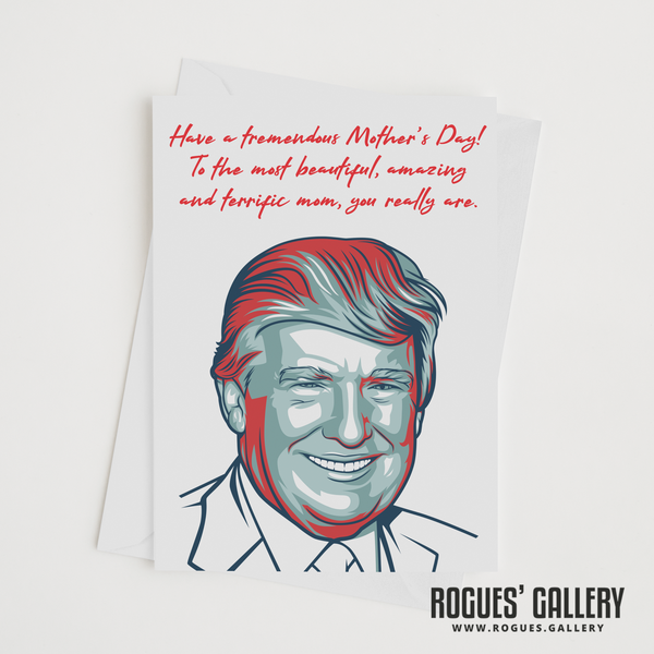 Donald Trump Mother's Day Card large great terrific amazing