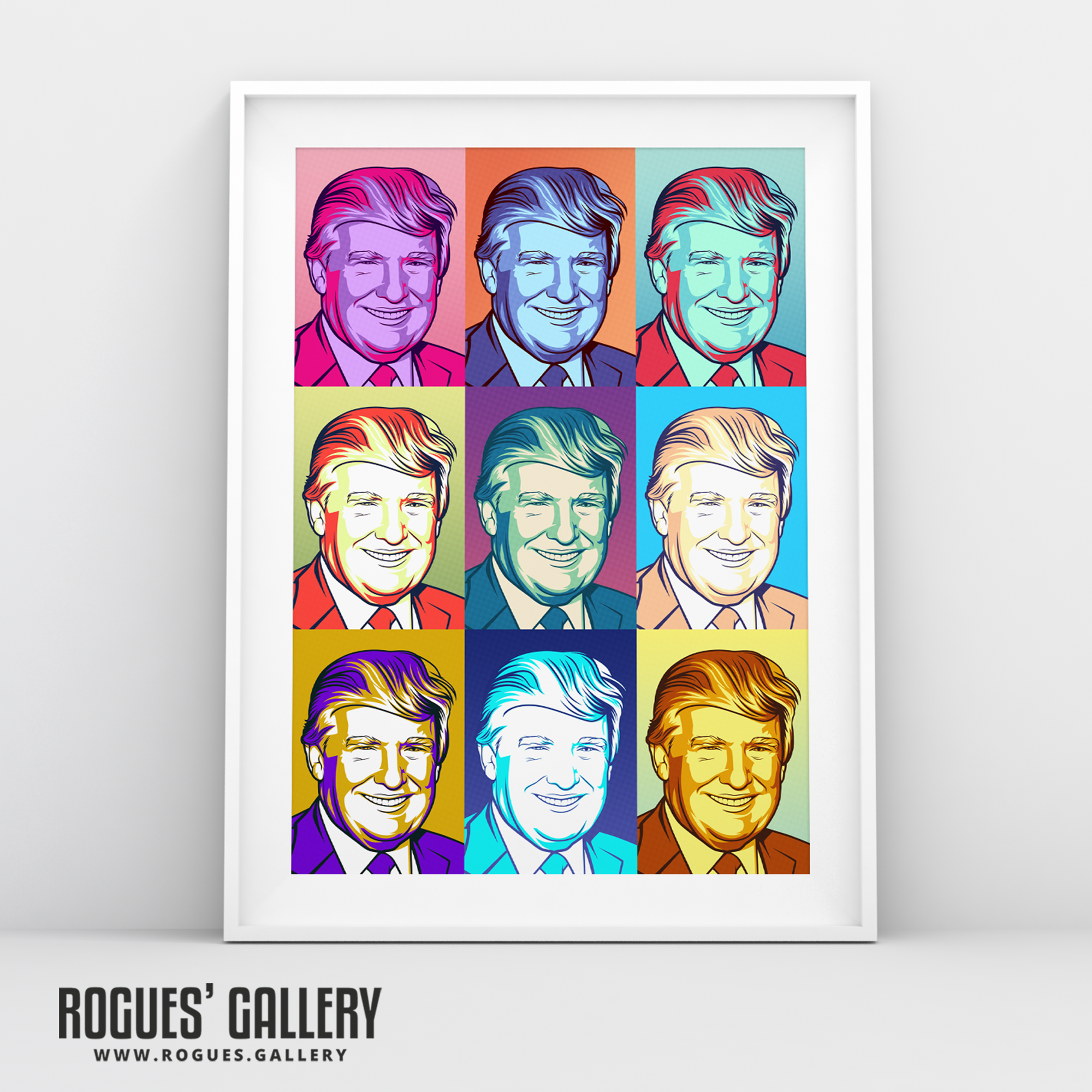 Donald Trump former POTUS American President pop art edits USA Don A2 print ex