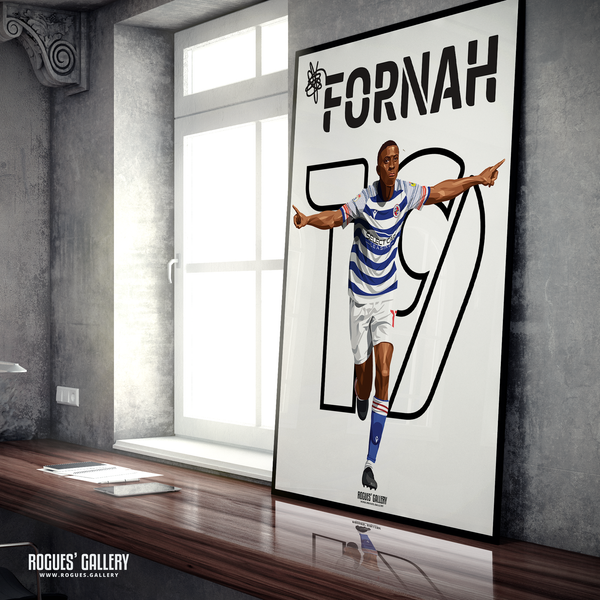 Tyrese Fornah Nottingham Forest Reading FC A1 print