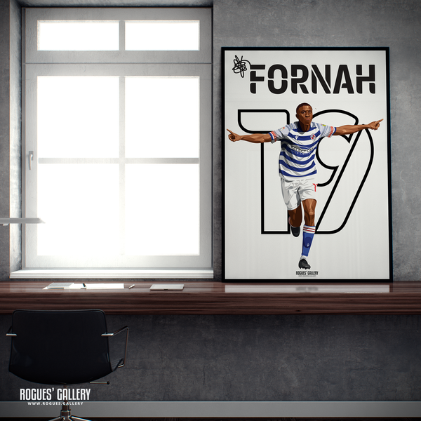 Tyrese Fornah Nottingham Forest Reading FC A2 print