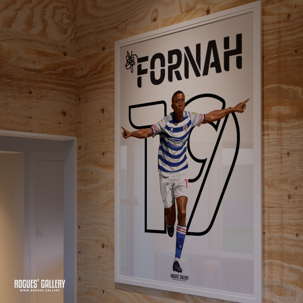 Tyrese Fornah Nottingham Forest Reading FC A0 print