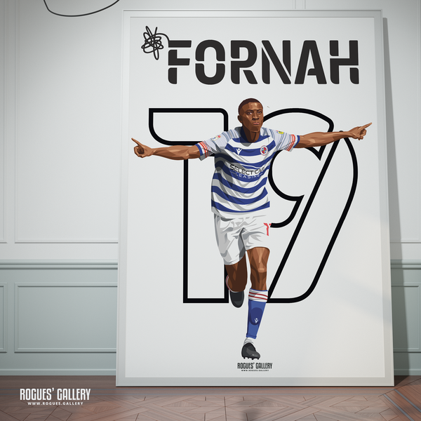 Tyrese Fornah Nottingham Forest Reading FC poster