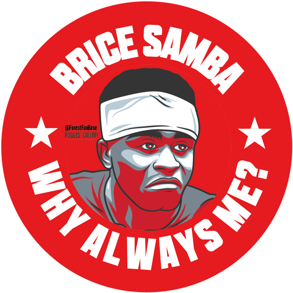 Brice Samba sticker goalkeeper Nottingham Forest