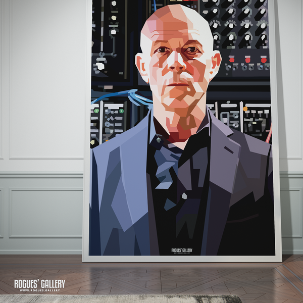 Vince Clarke Erasure memorabilia poster synths modern art portrait