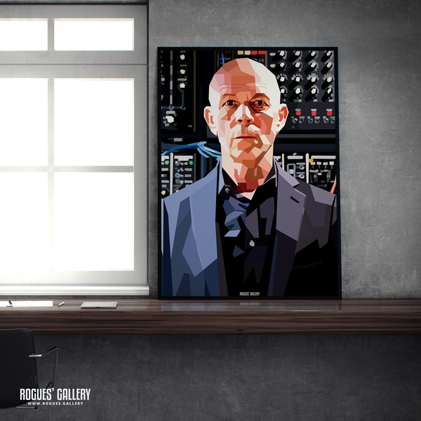 Vince Clarke Erasure synths A2 print modern art portrait