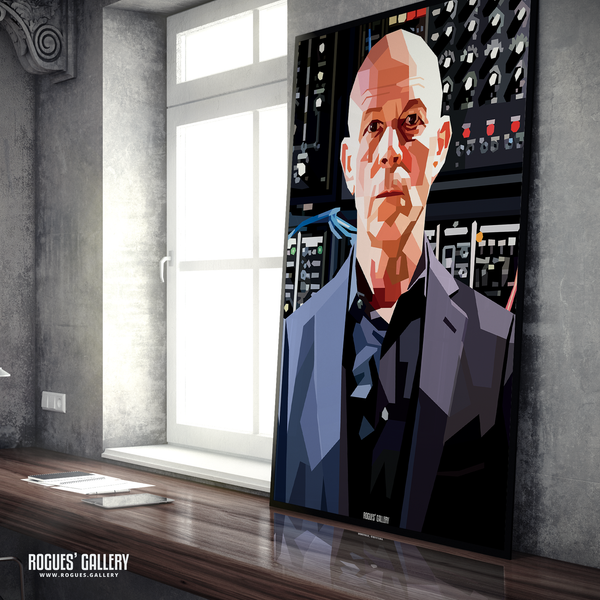 Vince Clarke Erasure synths A1 print modern art portrait