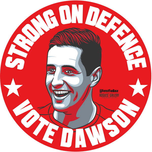 Michael Dawson Nottingham Forest Captain sticker