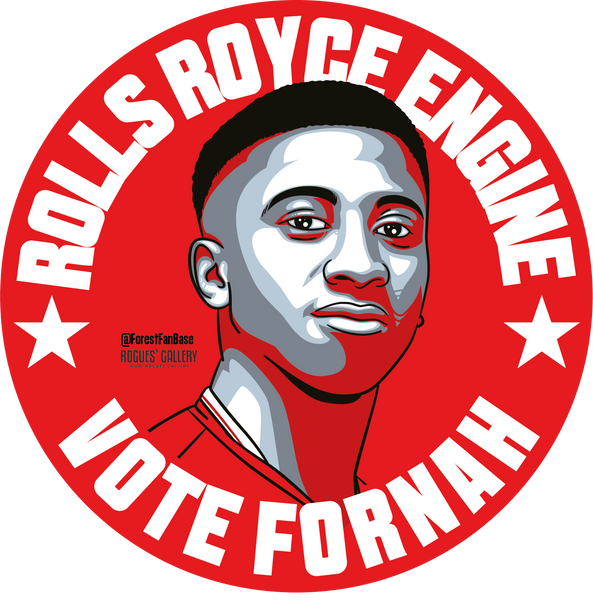 Tyrese Fornah young midfielder Nottingham Forest stickers Vote #GetBehindTheLads