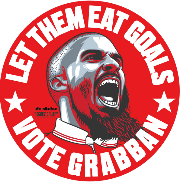 Lewis Grabban Nottingham Forest Striker goal Vote sticker #GetBehindTheLads Forest FanBase