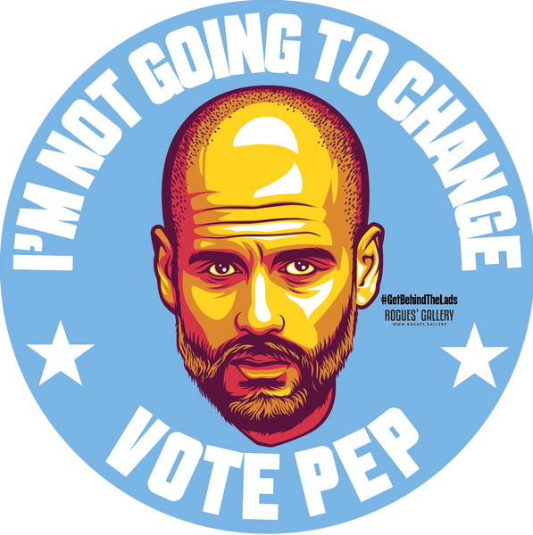 Pep Guardiola Manchester City Manager Vote Beer mats
