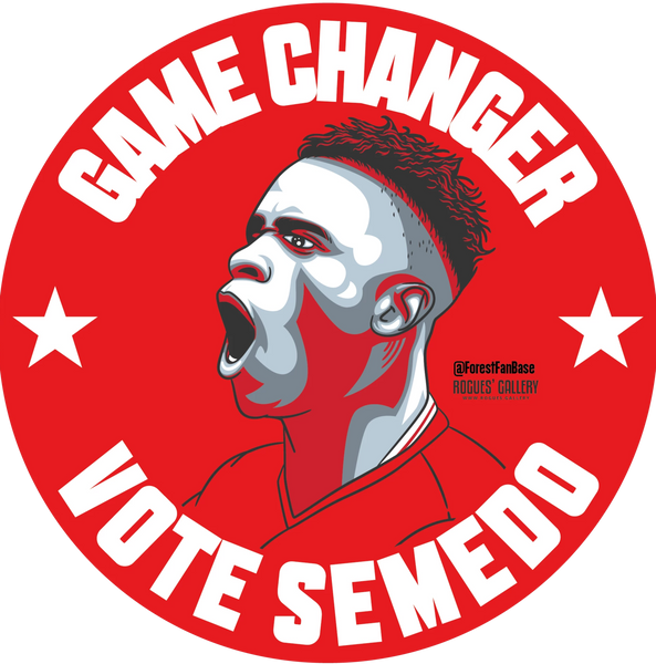 Alfa Semedo midfielder Nottingham Forest beer mats Vote #GetBehindTheLads