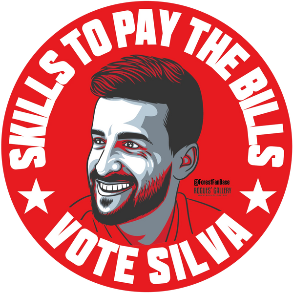 Tiago Silva Nottingham Forest midfield vote sticker #GetBehindTheLads Forest Fan base