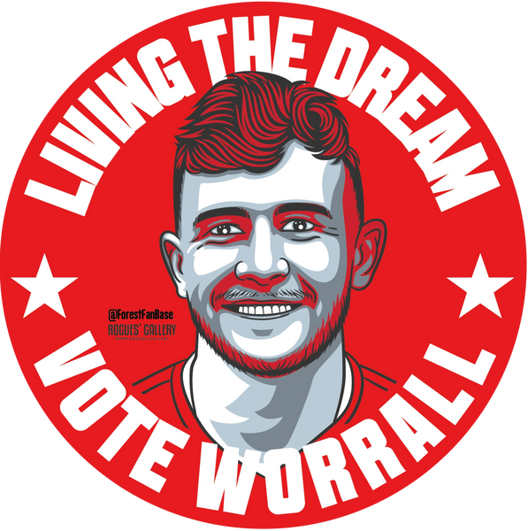 Joe Worrall central defender Nottingham Forest beer mats coasters Vote #GetBehindTheLads
