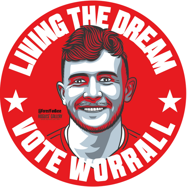 Joe Worrall central defender Nottingham Forest stickers Vote #GetBehindTheLads