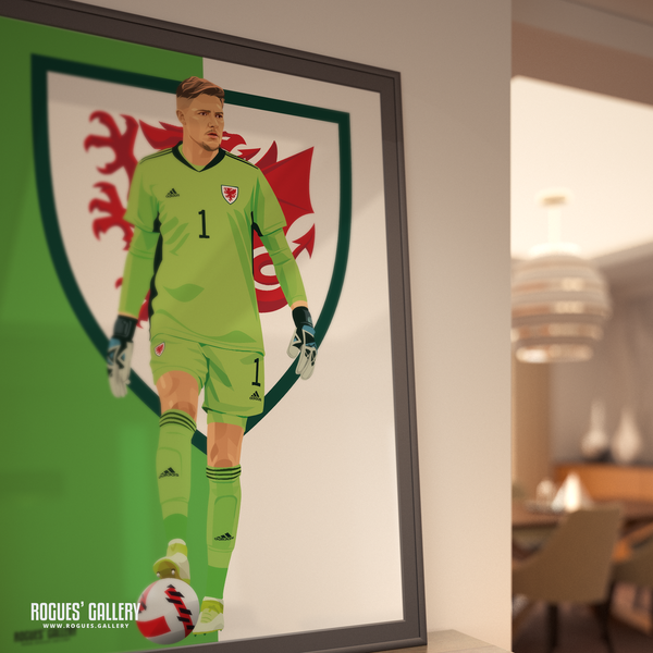 Wayne Hennessey Welsh World Cup 2022 signed memorabilia