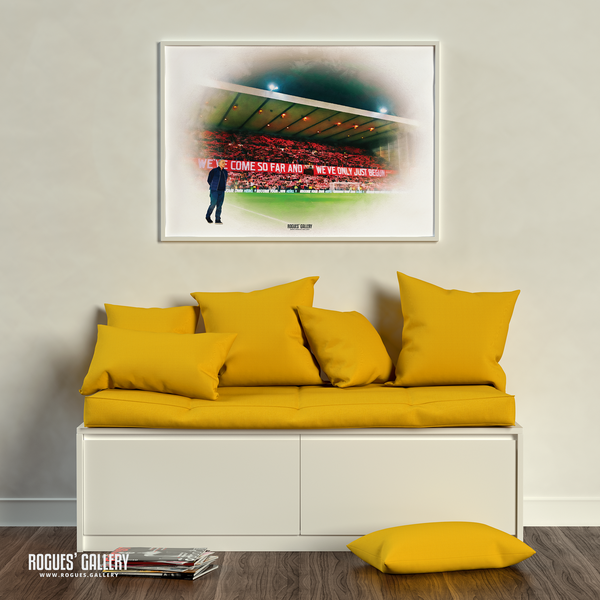 Trent End Stand City Ground Begun Nottingham Forest Steve Cooper A2 print colour
