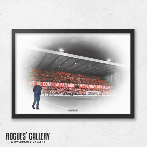 Trent End Stand City Ground Begun Nottingham Forest Steve Cooper A3 print red