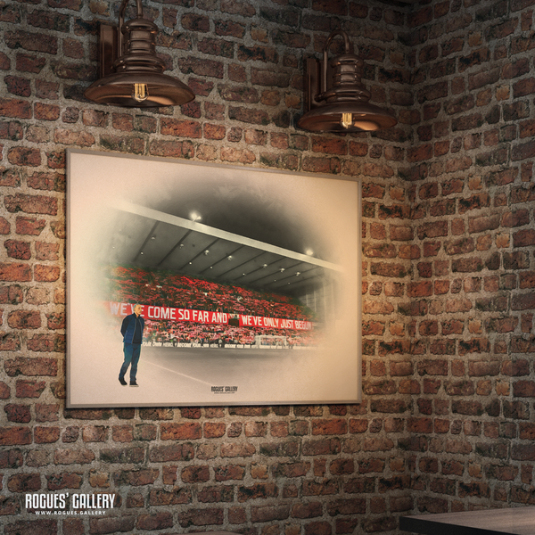 Trent End Stand City Ground Begun Nottingham Forest poster Steve Cooper red