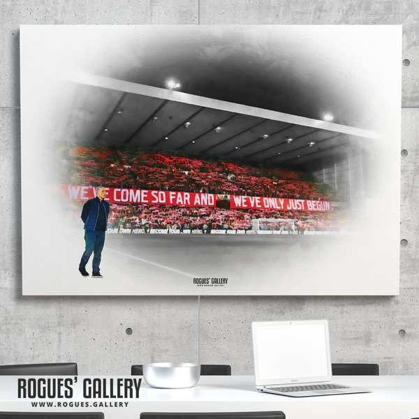 Trent End Stand City Ground Begun Nottingham Forest memorabilia poster Steve Cooper red