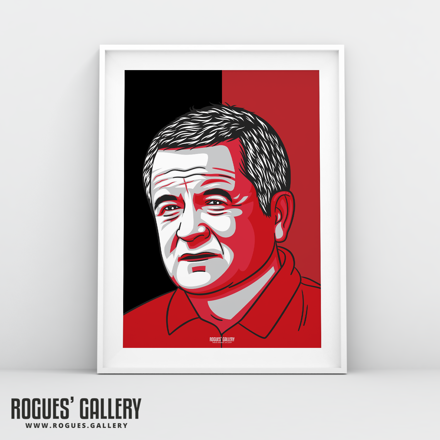 Chris Wilder Sheffield United Blades Manager Boss A3 print modern portrait