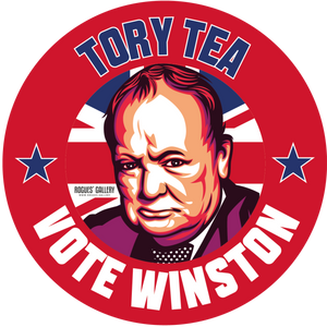 Sir Winston Churchill Tory Tea beer mats