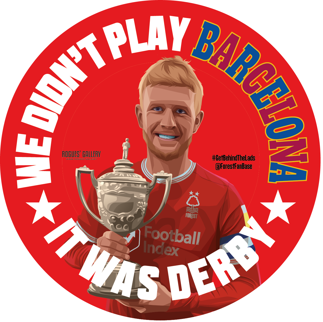 Joe Worrall Nottingham Forest Derby quote Barcelona sticker