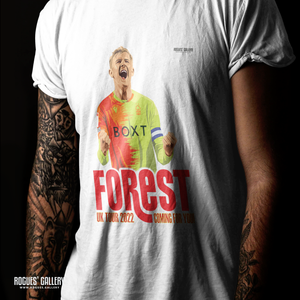 Joe Worrall t-shirt Nottingham Forest tour City Ground